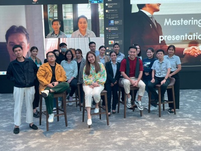บริษัท พลัส พร็อพเพอร์ตี้ จํากัด จัดอบรมหลักสูตร Mastering your presentation skills วันที่ 14 มิถุนายน พ.ศ.2566 วิทยากร : ดร.นราธิป อ่ำเที่ยงตรง