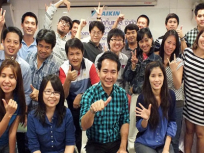 บริษัท สยามไดกิ้นเซลส์ จำกัด จัดอบรมหลักสูตร กลยุทธ์การวางแผนและเทคนิคการขายที่ทรงประสิทธิภาพ Effective Sales Planning & Techniques เมื่อวันเสาร์ที่ 12 ตุลาคม พ.ศ.2556 วิทยากร : ดร.นราธิป อ่ำเที่ยงตรง
