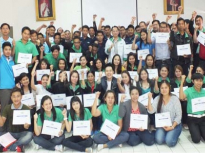 ตลาดไท จัดอบรมหลักสูตร พฤติกรรมการเป็นสมาชิกที่ดีขององค์กร - Organizational Citizenship Behavior (รุ่น2)  เมื่อวันศุกร์ที่ 10 มกราคม 2557 วิทยากร : ดร.จอมพล จีบภิญโญ